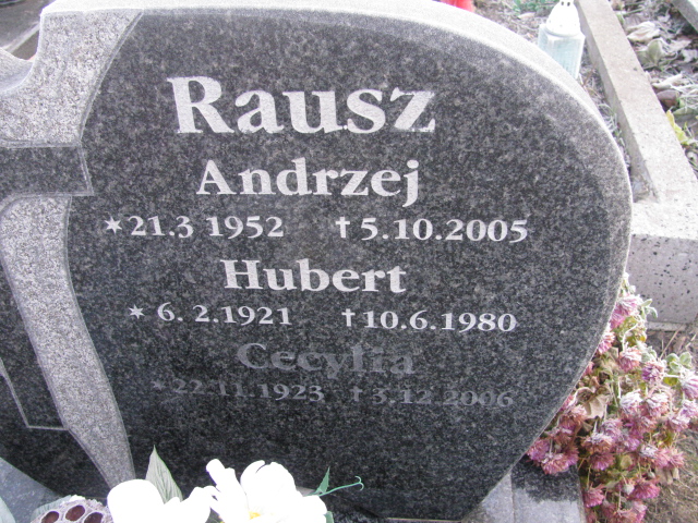 Andrzej Rausz 1952 Ruda Śląska Kochłowice - Grobonet - Wyszukiwarka osób pochowanych