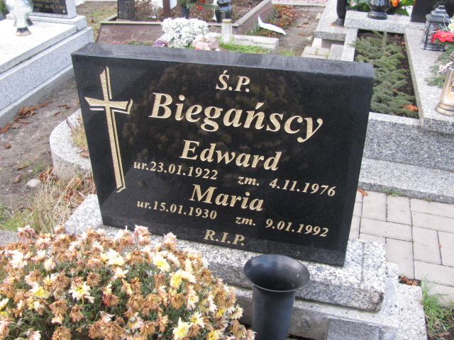 Edward Biegański 1922 Ruda Śląska Kochłowice - Grobonet - Wyszukiwarka osób pochowanych