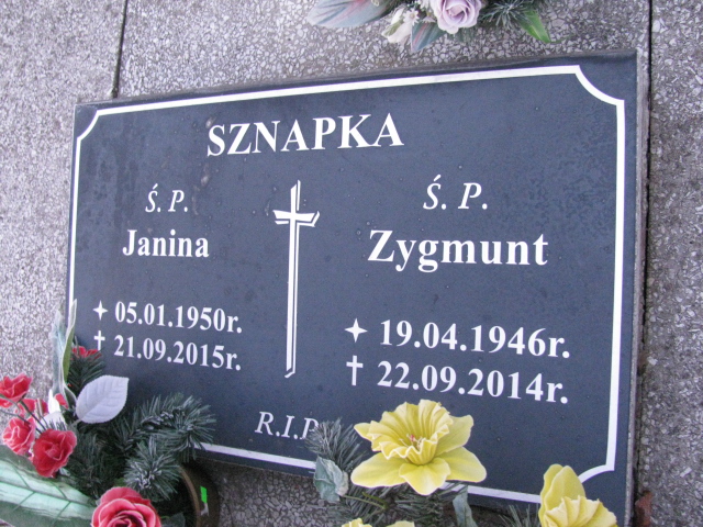 Grób Janina Sznapka