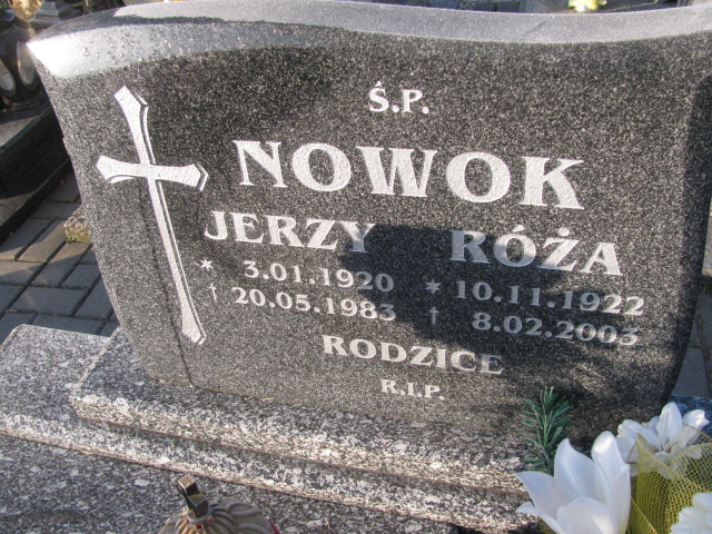 Jerzy Nowok 1920 Ruda Śląska Kochłowice - Grobonet - Wyszukiwarka osób pochowanych