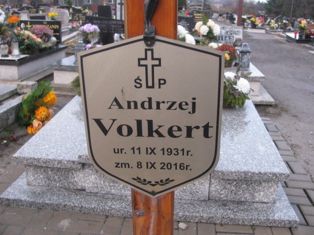 Grób Eryka Volkert