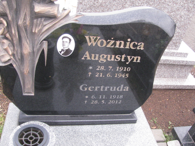 Augustyn Woźnica 1910 Ruda Śląska Kochłowice - Grobonet - Wyszukiwarka osób pochowanych