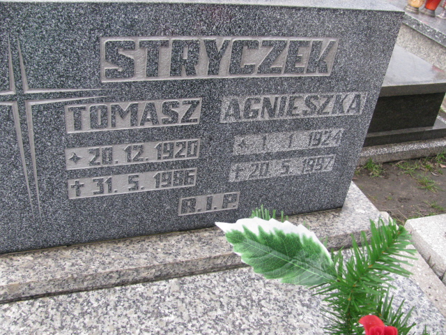 Agnieszka Stryczek 1924 Ruda Śląska Kochłowice - Grobonet - Wyszukiwarka osób pochowanych