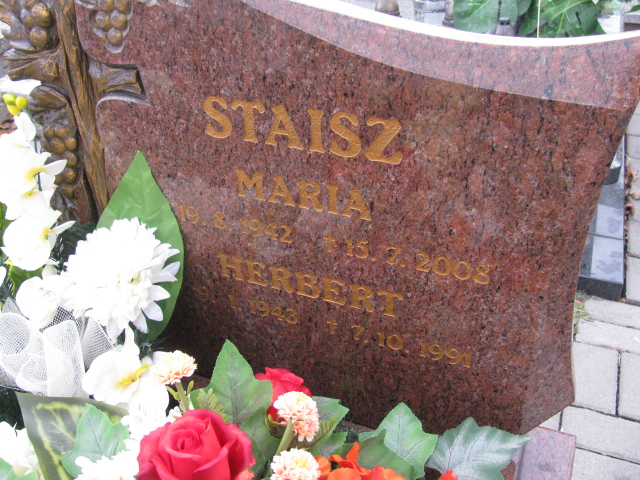 Maria Staisz 1942 Ruda Śląska Kochłowice - Grobonet - Wyszukiwarka osób pochowanych